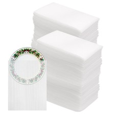 Foam Pouches, 2.8 x 5.5 Inch, White  200 Pcs , Foam Cushion Pouches