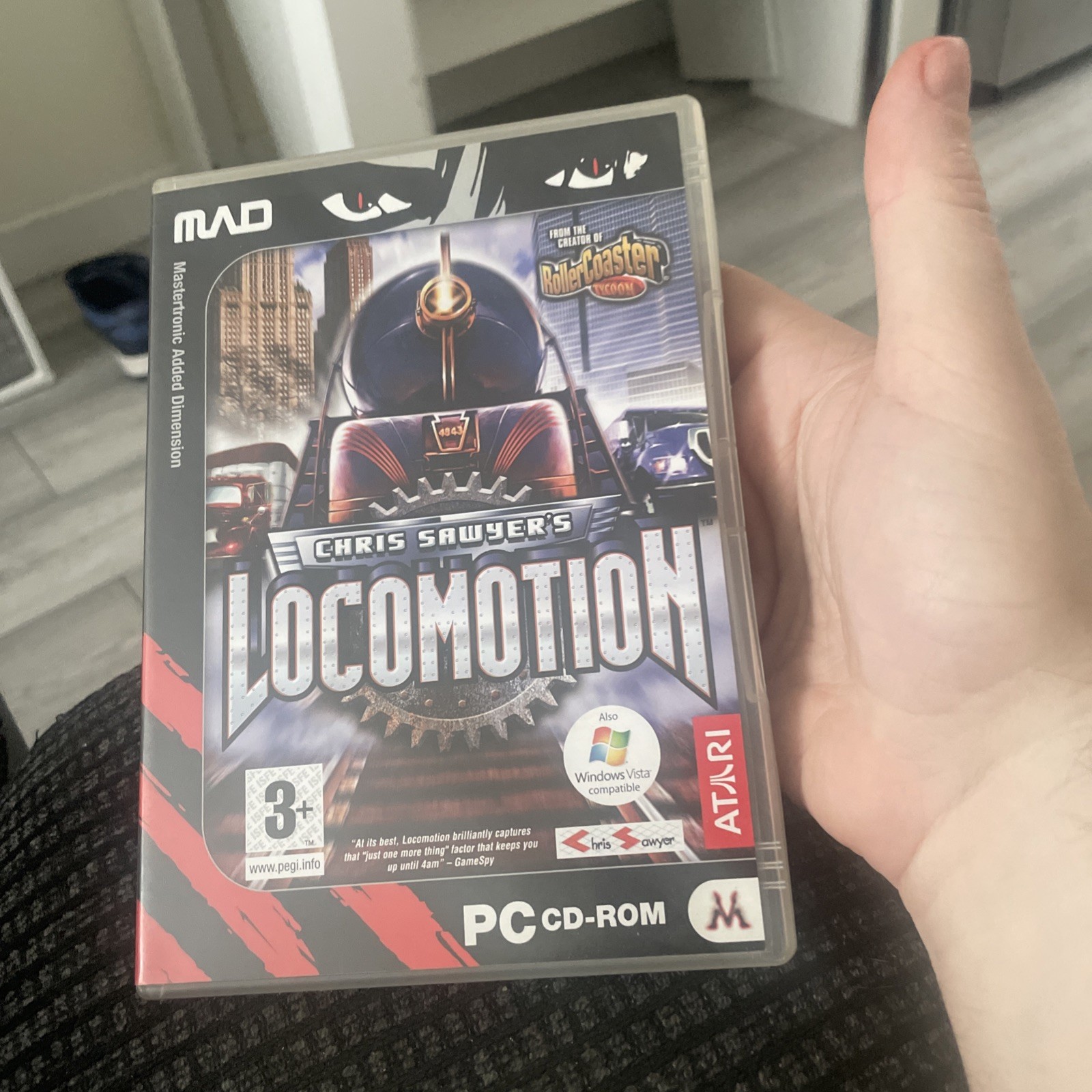 Chris Sawyer's Locomotion PC CD-ROM Video Game Simulation Strategy Tycoon