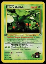Pokemon Card - Erika's Oddish Gym Heroes 47/132 1st Edition Uncommon on eBay