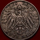 1904 Germany 2 Marks Silver Foreign Coin — photo 2