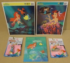 Golden Tyco Disney Little Mermaid Puzzles Book Toys