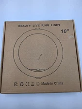 10" LED Ring Fill Light w/Stand & Mount Kit for Camera Phone Selfie Video Stream