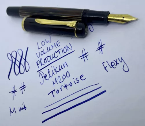 Low Vol Production- PELIKAN M200 TORTOISE Fountain Pen-Derby-400