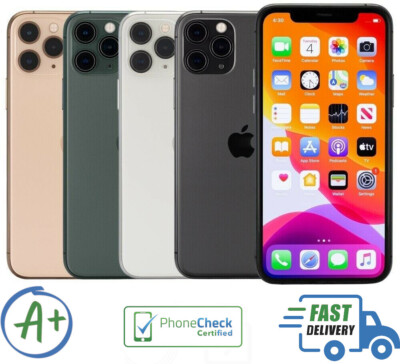 iPhone 11 Pro A2160 UNLOCKED all carriers, all colors+GB - Excellent Condition