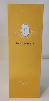 Cristal Champagne Louis Roederer Wooden Empty Box - 2009