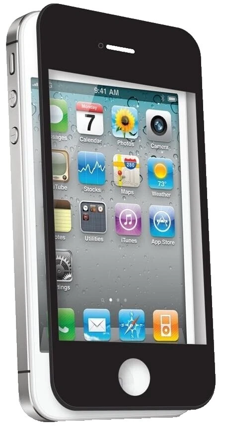 Protectores de pantallas para teléfonos celulares Negro para Apple Apple iPhone 4