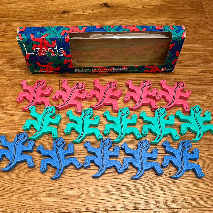 エッシャー ソフトパズル　トカゲ　Lizards of M.C. Escher エッシャー ソフトパズル トカゲ Lizards of M.C. Escher VTG