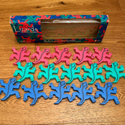 エッシャー ソフトパズル　トカゲ　Lizards of M.C. Escher Lizard (1942) by M.C. Escher – Artchive