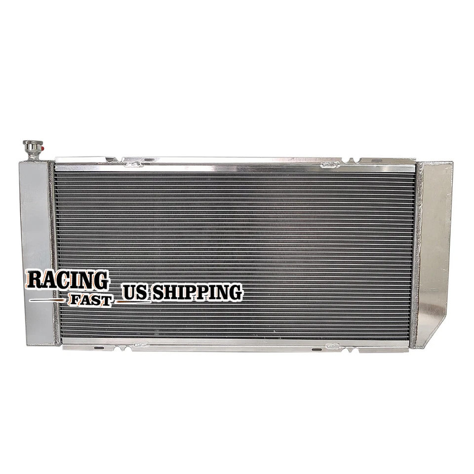 Radiador + ventilador de cubierta Fit Chevy GMC C/K 1500 2500 3500 1988-1999 1989 camioneta pickup Foto 4 de 4