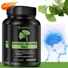 Ginkgo Biloba Supplement,Supports Healthy Brain Function,Boost Brain Development