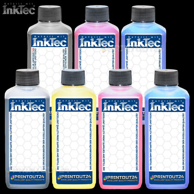 7 X 0.5L InkTec  Pigment Ink For T5441 T5442 T5443 T5444 T5445 T5446 T5447