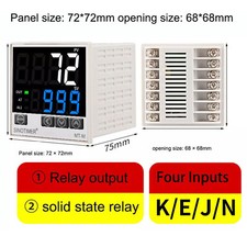 PID Temperature Thermostat Controllers Fahrenheit and Centigrade AC 100 to 240V