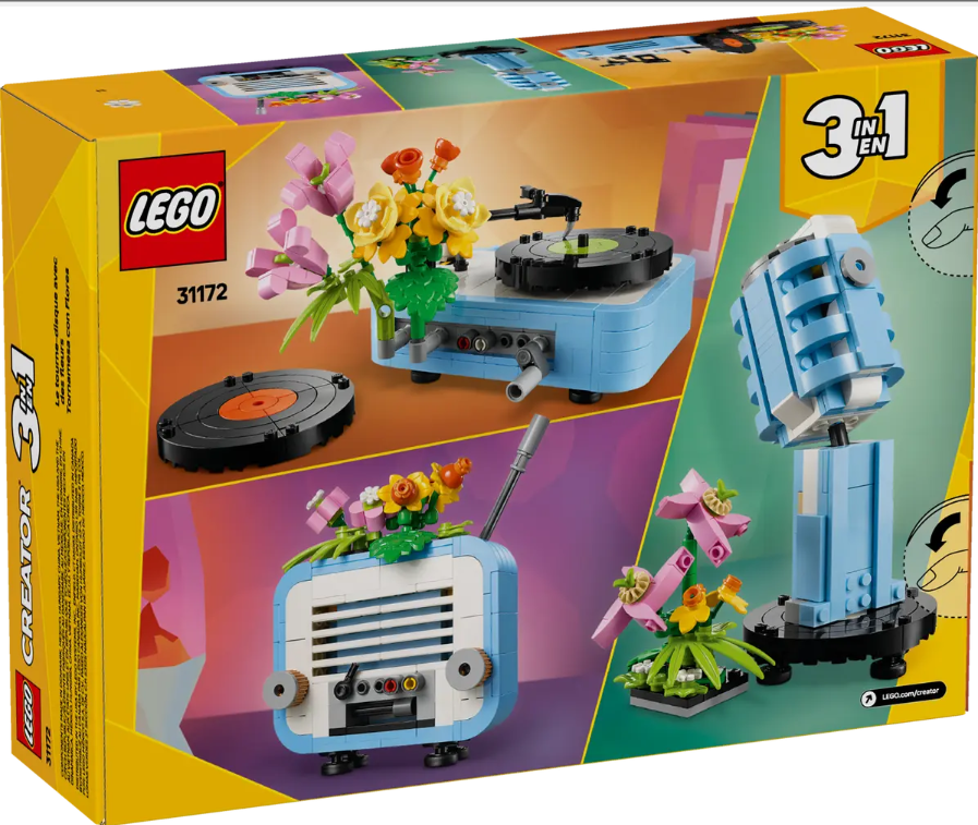 LEGO #31172 Flowers and record player Japan March 1st Release 366