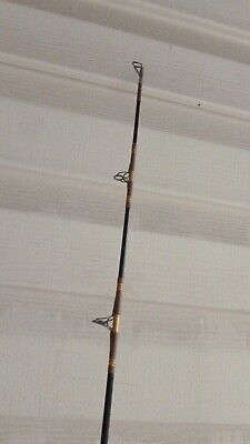 Vintage Hurricane Ambassador Tubular Fiberglass Fishing Rod 7ft Pole  1-Piece 7