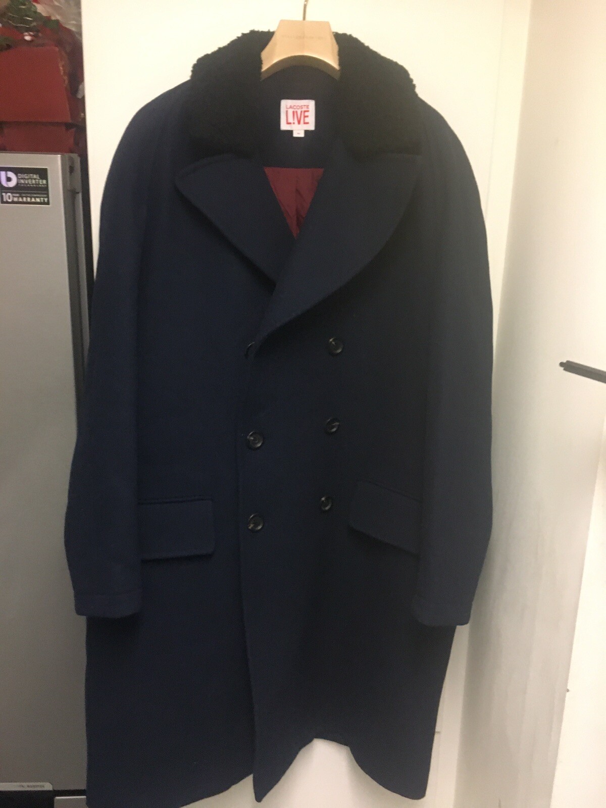 Womens Lacoste Live! Duffle Coat 3XL, Worn Twice, Excellente Condition.RRP £350 image 6