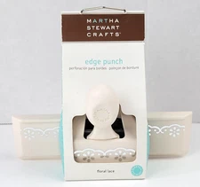 Martha Stewart Floral Lace Edge Paper Punch Cuts Continuous Die Cut Border Craft