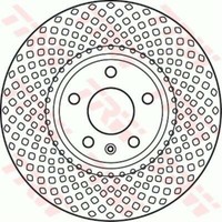 TRW 2X Bremsscheibe Vorne 320 BelüFtet FüR Audi A4 Avant 8K5 B8 Q5 8RB
