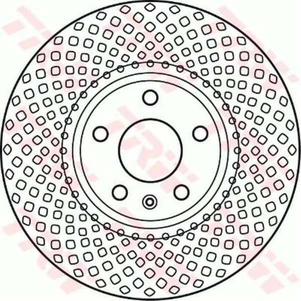 TRW 2X Bremsscheibe Vorne 320 BelüFtet FüR Audi A4 Avant 8K5 B8 Q5 8RB-image