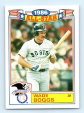 1986 Topps Glossy All-Stars Wade Boggs Boston Red Sox #15