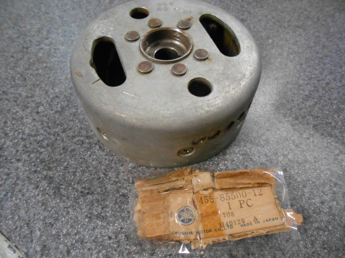 50個セット NOS Yamaha CDI Magneto Rotor Flywheel 1974 1975 MX175 MX 175 455