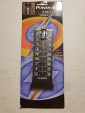 Powerbilt 18 Hole Golf Scorer ABS Plastic Strip Type New