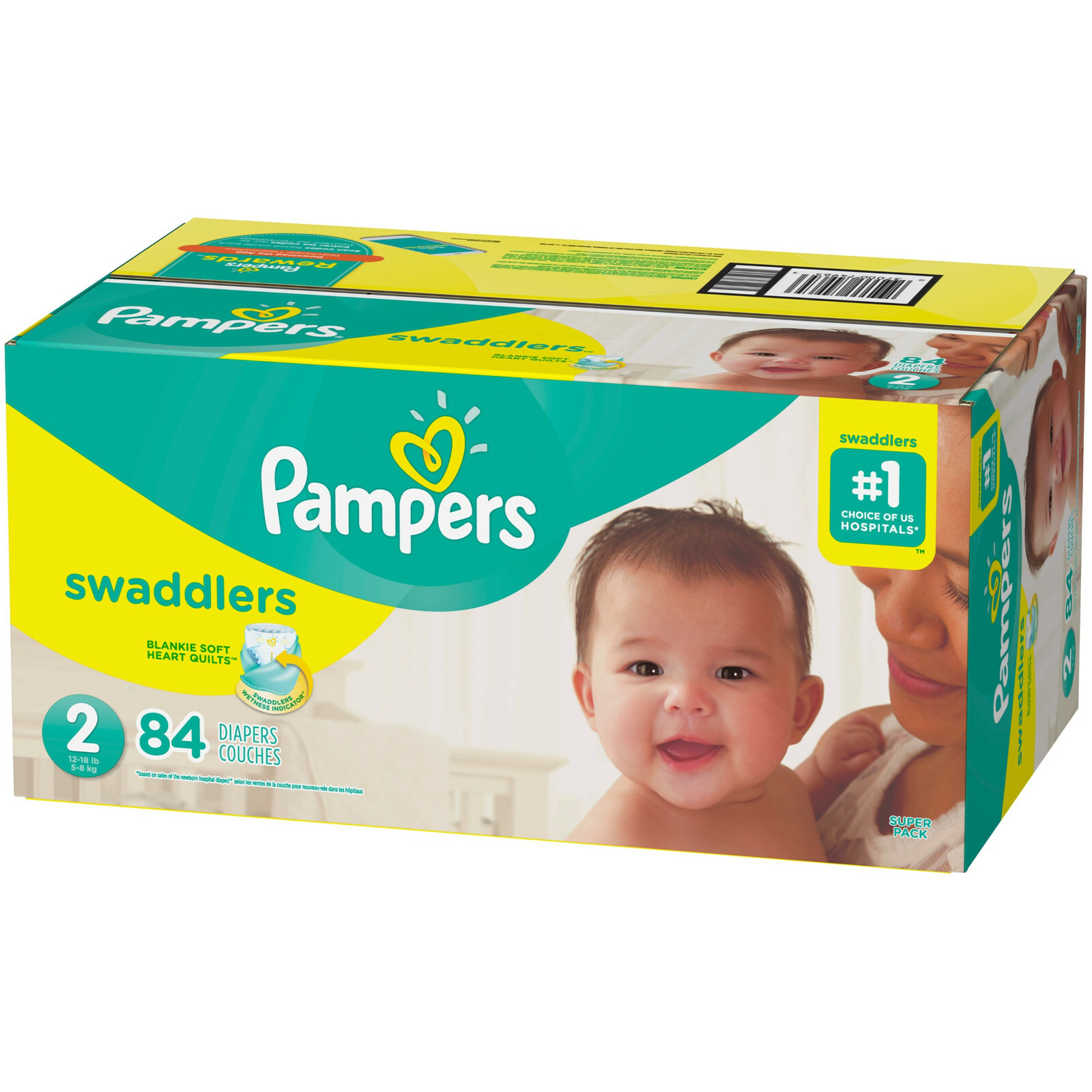 84 pampers size 2