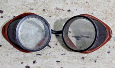 Original from the 60's Round Clear Machinist Safety steam punk Goggles