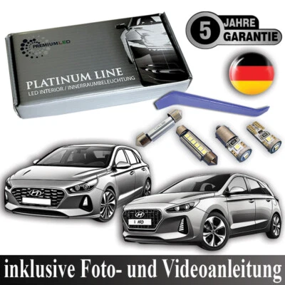 LED Innenraumbeleuchtung Hyundai I30 PD Innenbeleuchtung Innenlicht Set Premium - Bild 1 von 4