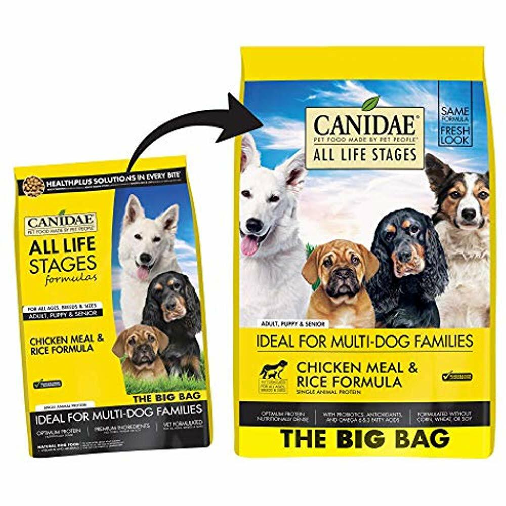 canidae all life stages chicken meal & rice formula dry dog food