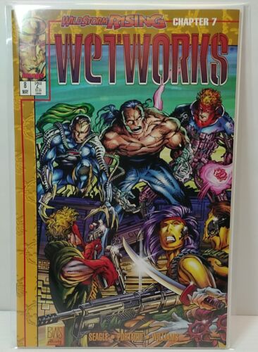 Wetworks #8  Wild Storm Rising Chapter 7 1994 With Wildstorm Cards Image Comics - Picture 1 of 1