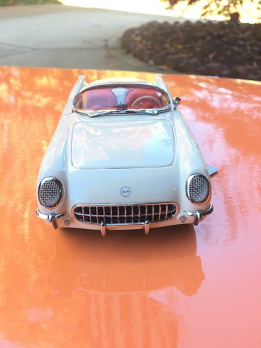 FRANKLIN MINT 1953 CHEVROLET CORVETTE CONVERTIBLE 1:24 Scale - Picture 7 of 12