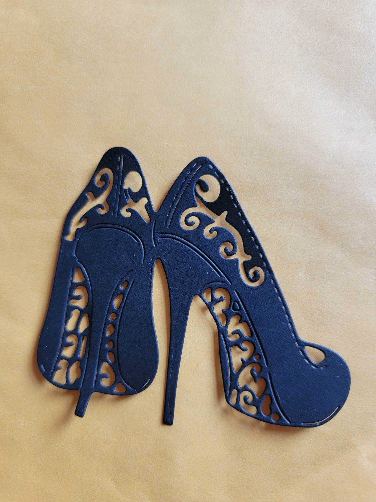 4 fancy ladies' high heel shoes die cuts scrapbook cards | eBay