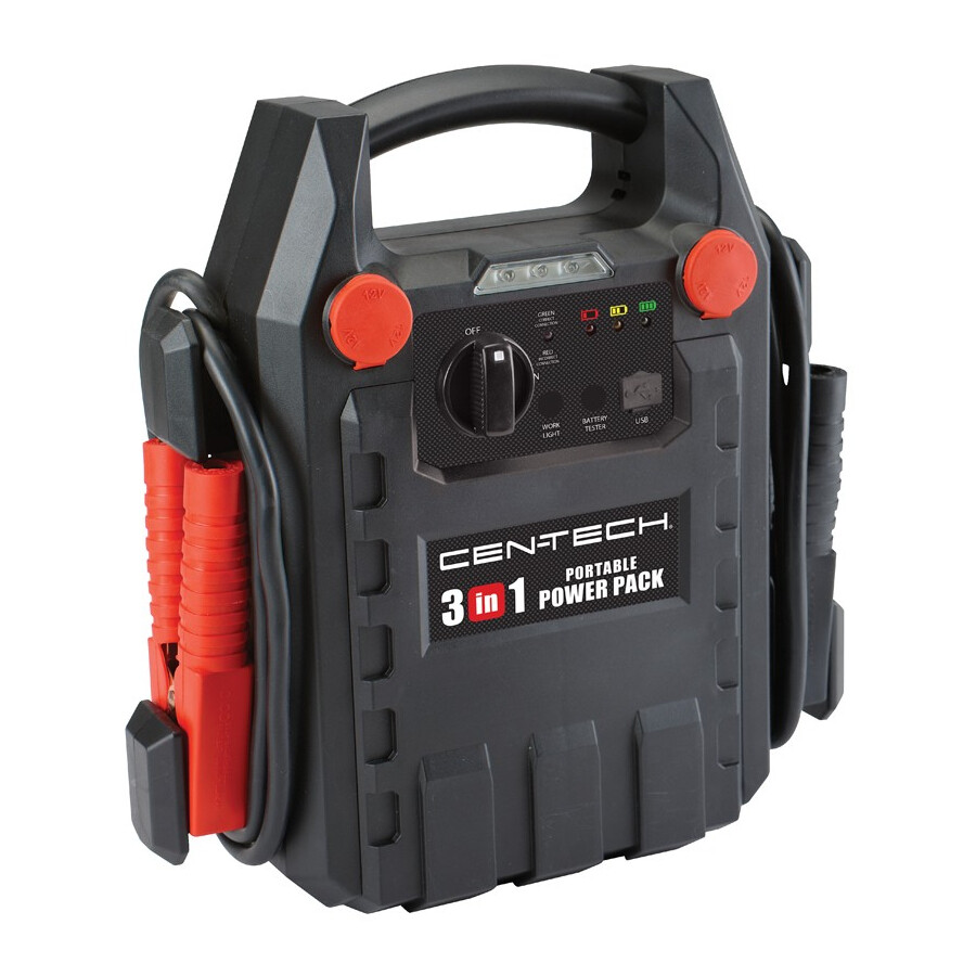 CenTech 3 in 1 Portable Power Pack Model 62306 (AZP007029) eBay