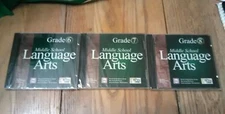 3 Pro One Software Homeschool CD's; language arts grades 6, 7 & 8 new/sealed