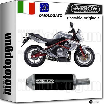 ARROW SCARICO OMOLOGATO MAXI RACE-TECH NERO KAWASAKI ER6N ER-6N 2009 09  2010 10
