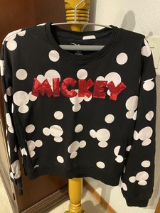 mickey mouse sequin sweatshirt