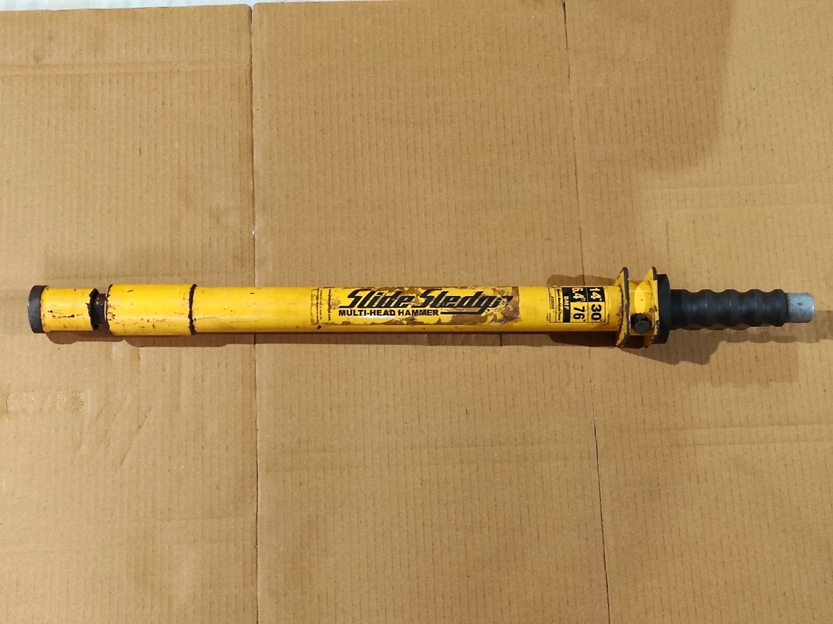 SLIDE SLEDGE 14LB MULTI HEAD HAMMER 14 LB 30 6.4 KG 76CM BMF