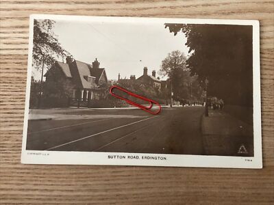 Sutton Road Erdington, West Midlands Street View unbesendet RPPC