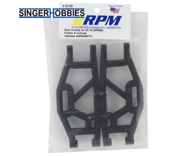 RPM 81792 Arrma Kraton/Outcast 4S BLX V2 Rear Suspension Arms (2) HH