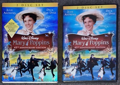 Mary Poppins DVD 2-Disc 45th Anniversary Special Edition Julie Andrew’s ...