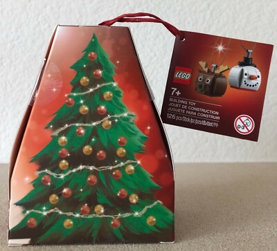 Lego Snowman Reindeer Duo Ornament Set 854050 New, Factory Sealed!  673419332026|