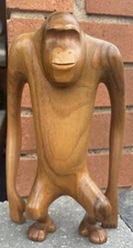 RARE Vintage Handmade Hagenauer Wood Gorilla Sculpture Mid Century Modern 50s