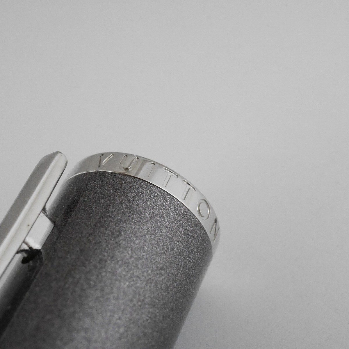 Louis Vuitton Jet Metallic Gray Lacquer PT Ballpoint Pen (MINT