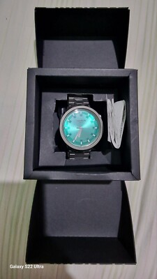 アナログ腕時計 SWATCH [Head office] Big Bold Irony AQUA SHIMMER SB07S100G Swatch SB07S100G BIG BOLD IRONY AQUA SHIMMER