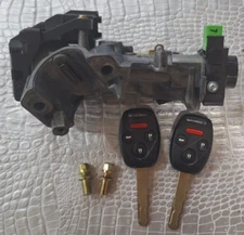 Auto 03 - 07 Honda Accord Ignition Lock Cylinder Switch With 2 Keys+ 2 NEW BOLTS