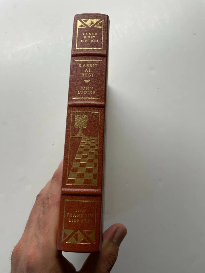 #signed John Updike: Rabbit at Rest, signed 1st Franklin - Image 3 of 4