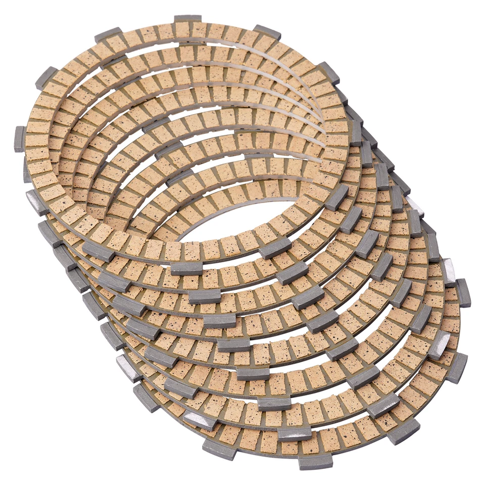 Clutch Kit 8pcs Friction Plates for Harley Electra Glide Road King Dyna Softail - Image 4 of 4