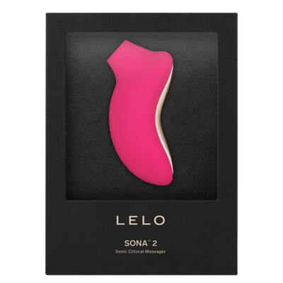 Lelo Sona 2-Cerise Suction SenSonic Stimulator Massager Sex Toy Rechargeable