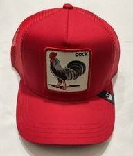 Goorin Bros The Farm The Cock Red Trucker Hat - New With Tag