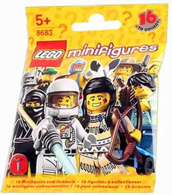 Complete Set of (16) Lego Series 1 Collectible Minifigures 8683 
